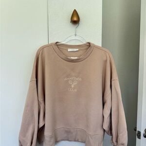 Pink/tan Sweater